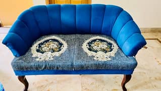 Sofa Set - Royal Blue