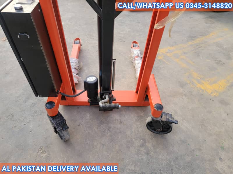 VMAX Simple Type 1 Ton Semi Electric Stacker Lifter Forklift for Sale 4