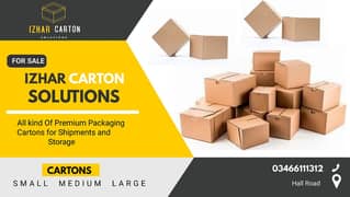 CARTONS / CARTON FOR SALE / CARTON / IZHAR CARTON SOLUTIONS