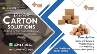 CARTONS / CARTON FOR SALE / CARTON / IZHAR CARTON SOLUTIONS