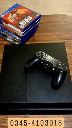Playstation 4 - PS4 - 500 GB With 5 Games