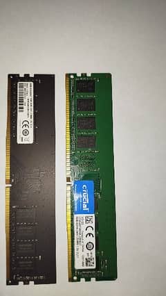8 GB Ram DDR-4 Two Modules For Sale .