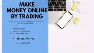 learn trading and earn money at home