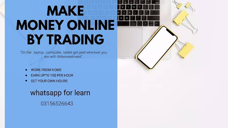 learn trading and earn money at home 0