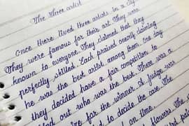 I want Handwriting assignment work