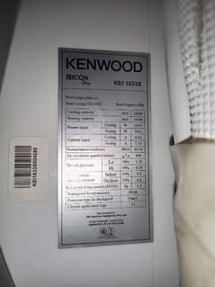 kenwood 1.5 Ton AC 1833s