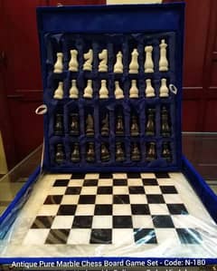 MARBLE CHESS GAME SET GIFT BOX