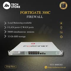 Fortinet | FortiGate 300C |GigEth Security-Appliance Rack-Mountable