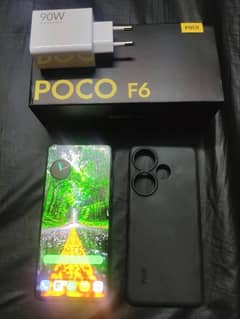 POCO F6 12/512GB PTA OFFICIAL BOX OPEN 20DAYS AGO