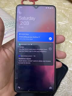 Oneplus 7t with original wrap charger