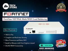 FortiGate | FortiWiFi 92D | Firewall |Security/Appliances (Box Packed