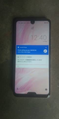 sharp Aquos R3 non pta touch missing karta he very good condition
