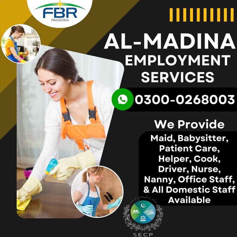 Maids House Maids Cook Chef Patient Care Baby Sitter Maid Available 0