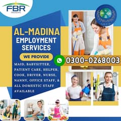 Domestic And Maid Staff Available / Domestic staff , Cook , Driver -