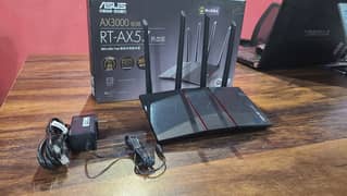 ASUS RT-AX57 (AX3000) Dual Band WiFi 6 Extendable Router(Box Pack)