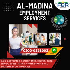 Domestic And Maid Staff Available / Domestic staff , Cook , Driver -