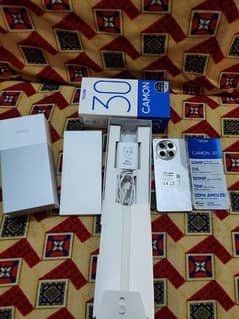 TECNO CAMON 30 COMPLETE BOX 12/256