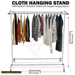 Multi- Purpose Cloth Stand and Shoe Rack (Stainless Steel)