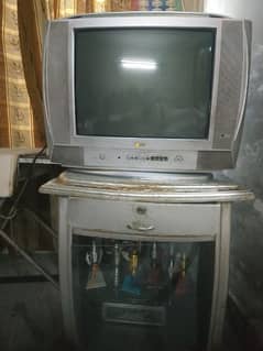 LG TV  TURBO WITH TV TROLLEY