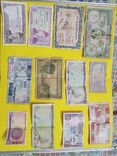 old currency Notes & coins