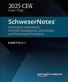 2025 CFA Schweser ebooks available now .