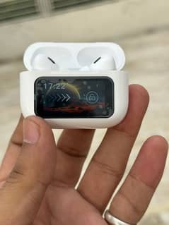 Lcd Touch Screen Airpods A9 Earbuds with ANC/ENC Bluetooth Earphones