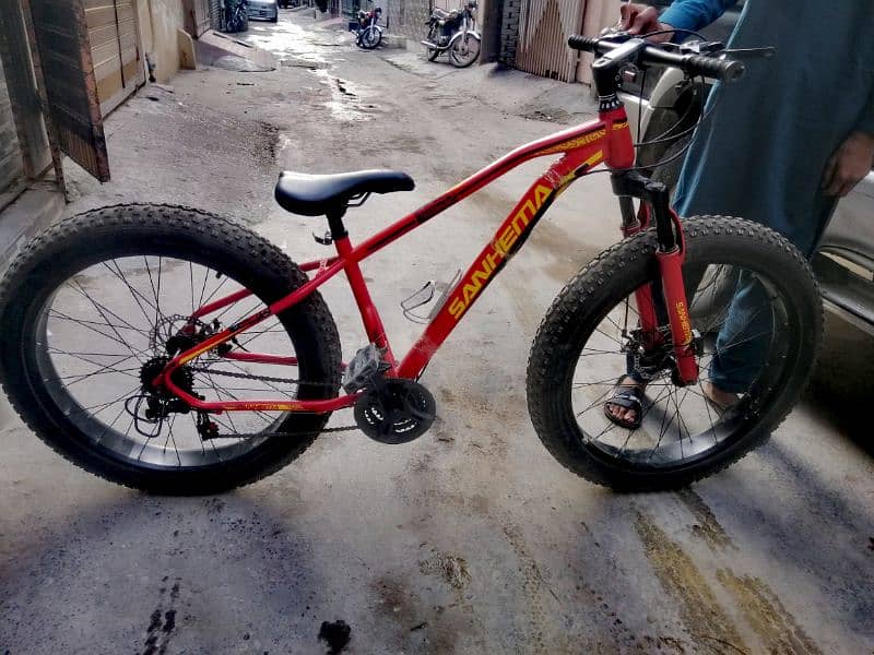 Urgent sale Fat bycycle in rawalpindi 03014229029 4