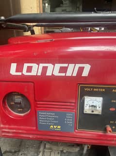 Loncin Generaror 8000DDC Fuel and Gas 6.5 KW