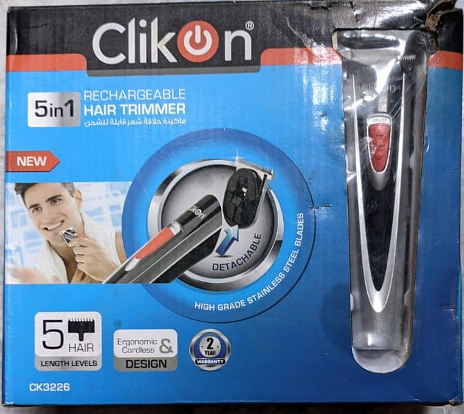 Clikon 5 in 1 Hair Trimmer CK 3226 1