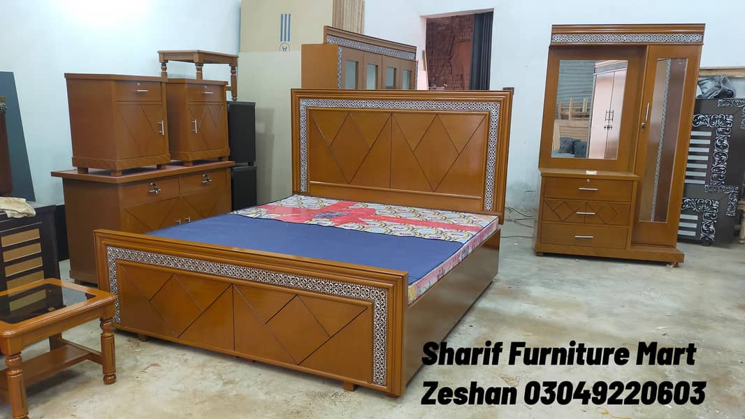 Bed Set, Furniture Set, Bedroom Set, Side Tables, Dressing Table 6