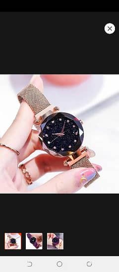 stylish magnet chain watch for girls 001 |