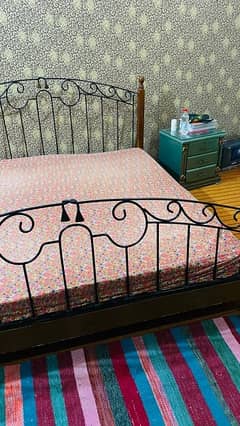 rot iron bed for sale