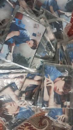 Bts jin 50pouches,45 pocket mirrors,40keychains and 130wall hangings.