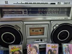 sanyo tape recorder 4 band rdio FM MW SW1 SW2