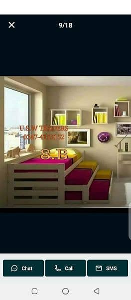 bunk bed kids /bunker beds elders lifetime warranty waly 7