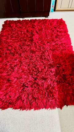 Fluffy Rug - Royal Maroon