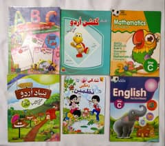 K. G and class 1 preparation and practice books