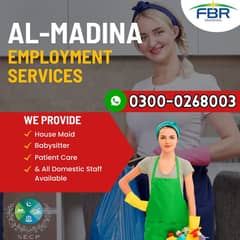 Domestic staff House Maid Babysitter Nanny Nurssing staff