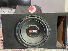 SOLID AUDIO AMPLIFIER AND JBL WOOFER FOR SALE