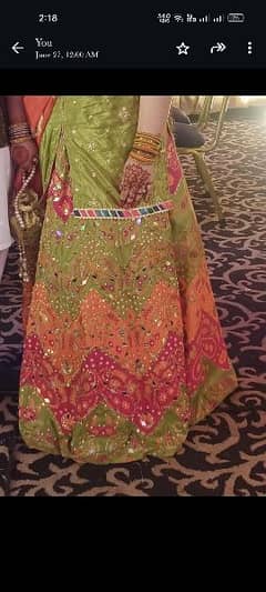 mehndi lehnga 0