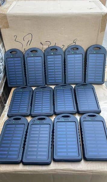 Solar power bank 10000mah and 20000mah  for all mobiles 2