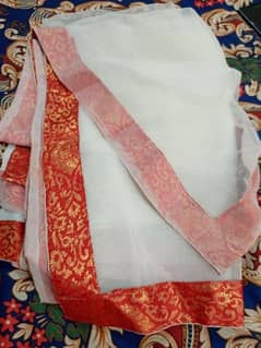 White Dupatta