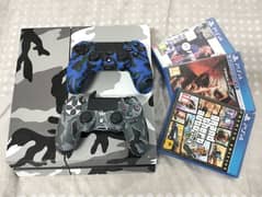 PS4 500GB 2 controllers FIFA21 TEKKEN GTA5