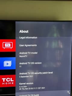 TCL 65” 4K TV ORIGINAL (9/10 Condition)