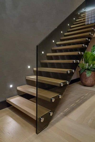 Frameless glass railing / Glass railing / glass staircase 6