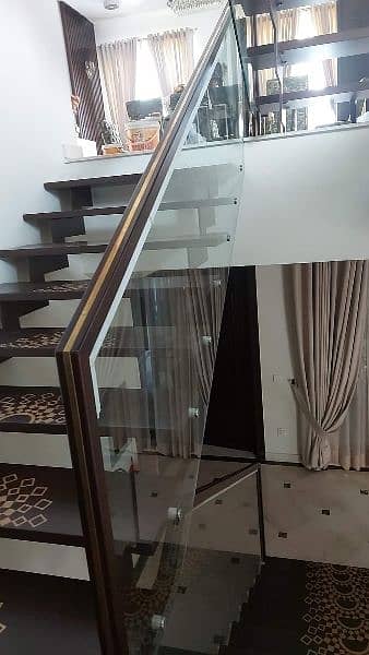 Frameless glass railing / Glass railing / glass staircase 7