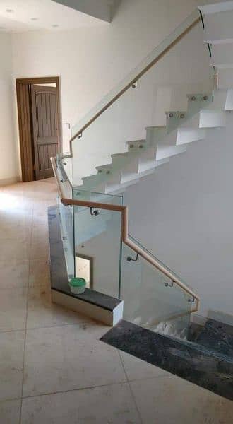 Frameless glass railing / Glass railing / glass staircase 10