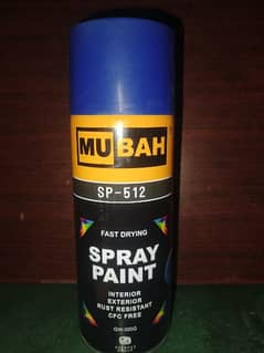 wall spray in blue colour