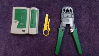 Internet Crimper(Puntch)& Network cable tester device