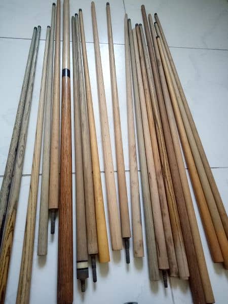 SNOOKER  BILLIARD  STICKS 1